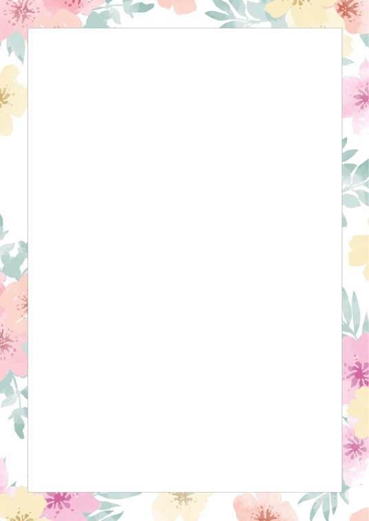 小清新小清新信纸背景 (32)小清新信纸模板word模板